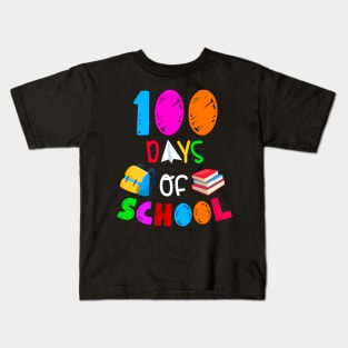 100 Days Of School Pencil Kids T-Shirt